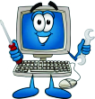 Computer Repair Clipart Logo
